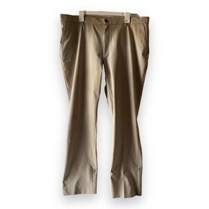 TOMMY HILFIGER Mens Slim Chino Trousers W40 L32 Beige Cotton AE05​​​​​